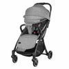 Carucior sport, Lionelo, Julie One, De la nastere, Greutate redusa, Cu accesorii, Cadru din aluminiu, 0-22 kg, Pliere compacta pentru avion, Conform cu standardele europene de securitate EN1888-1 si EN1888-2, Gri