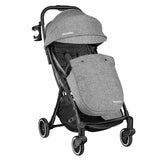 Carucior sport, Lionelo, Julie One, De la nastere, Greutate redusa, Cu accesorii, Cadru din aluminiu, 0-22 kg, Pliere compacta pentru avion, Conform cu standardele europene de securitate EN1888-1 si EN1888-2, Gri