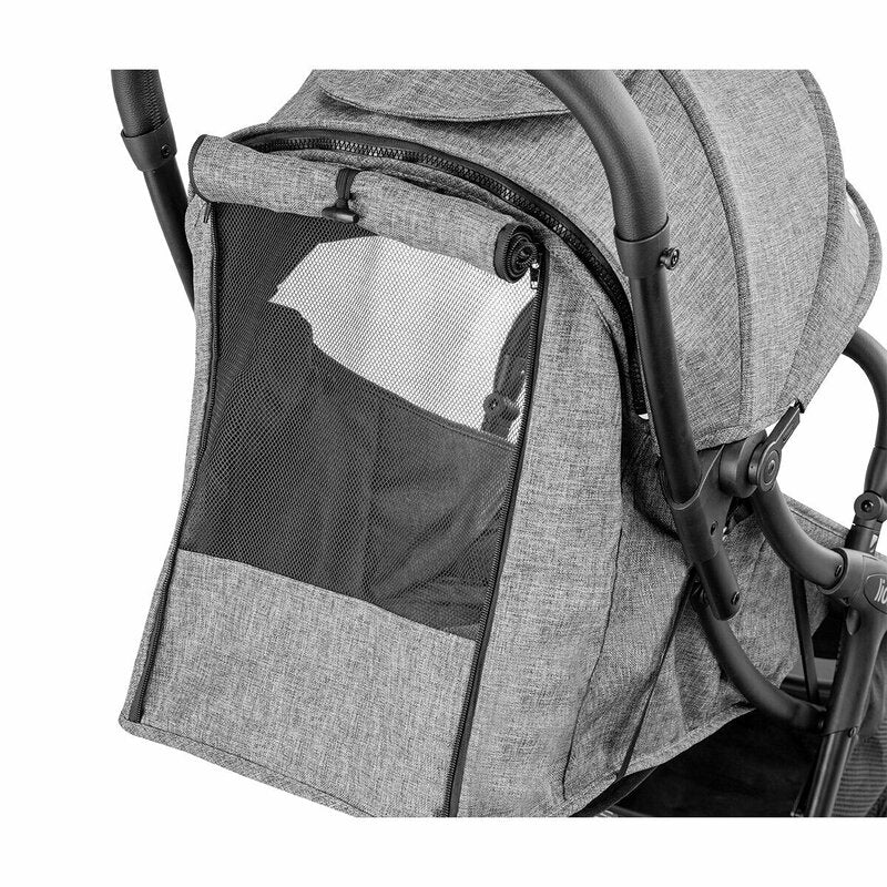 Carucior sport, Lionelo, Julie One, De la nastere, Greutate redusa, Cu accesorii, Cadru din aluminiu, 0-22 kg, Pliere compacta pentru avion, Conform cu standardele europene de securitate EN1888-1 si EN1888-2, Gri