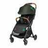 Carucior sport, Lionelo, Julie One, De la nastere, Greutate redusa, Cu accesorii, Cadru din aluminiu, 0-22 kg, Pliere compacta pentru avion, Conform cu standardele europene de securitate EN1888-1 si EN1888-2, Verde Tropical