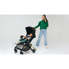 Carucior sport, Lionelo, Julie One, De la nastere, Greutate redusa, Cu accesorii, Cadru din aluminiu, 0-22 kg, Pliere compacta pentru avion, Conform cu standardele europene de securitate EN1888-1 si EN1888-2, Verde Tropical
