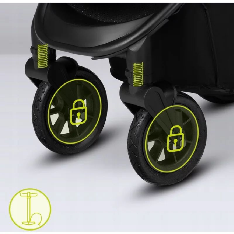 Carucior sport, Lionelo, Natt, De la nastere, Cu accesorii si capotina XXL reglabila, 0 - 22 kg, Conform cu standardele europene de securitate EN1888-1, EN1888-2, Gri