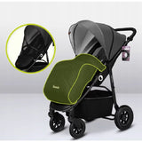 Carucior sport, Lionelo, Natt, De la nastere, Cu accesorii si capotina XXL reglabila, 0 - 22 kg, Conform cu standardele europene de securitate EN1888-1, EN1888-2, Gri