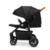 Carucior sport, Lionelo, Natt, De la nastere, Cu accesorii si capotina XXL reglabila, 0 - 22 kg, Conform cu standardele europene de securitate EN1888-1, EN1888-2, Negru Onyx - gogobaby.ro
