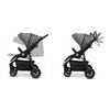 Carucior sport, Lionelo, Natt, De la nastere, Cu accesorii si capotina XXL reglabila, 0 - 22 kg, Conform cu standardele europene de securitate EN1888-1, EN1888-2, Negru Onyx - gogobaby.ro
