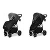Carucior sport, Lionelo, Natt, De la nastere, Cu accesorii si capotina XXL reglabila, 0 - 22 kg, Conform cu standardele europene de securitate EN1888-1, EN1888-2, Negru Onyx - gogobaby.ro