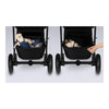 Carucior sport, Lionelo, Natt, De la nastere, Cu accesorii si capotina XXL reglabila, 0 - 22 kg, Conform cu standardele europene de securitate EN1888-1, EN1888-2, Negru Onyx - gogobaby.ro