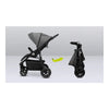 Carucior sport, Lionelo, Natt, De la nastere, Cu accesorii si capotina XXL reglabila, 0 - 22 kg, Conform cu standardele europene de securitate EN1888-1, EN1888-2, Negru Onyx - gogobaby.ro
