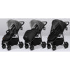 Carucior sport, Lionelo, Natt, De la nastere, Cu accesorii si capotina XXL reglabila, 0 - 22 kg, Conform cu standardele europene de securitate EN1888-1, EN1888-2, Negru Onyx - gogobaby.ro