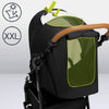 Carucior sport, Lionelo, Natt, De la nastere, Cu accesorii si capotina XXL reglabila, 0 - 22 kg, Conform cu standardele europene de securitate EN1888-1, EN1888-2, Negru Onyx - gogobaby.ro