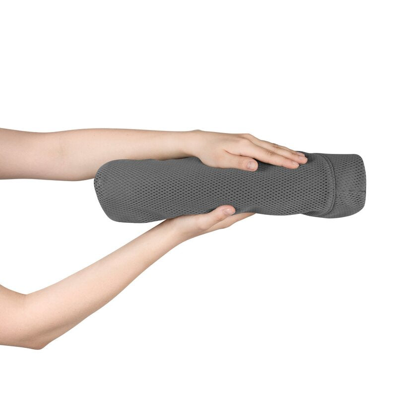 Fotoliu balansoar, Lionelo June AIR, Cu arcada cu jucarii, Ergonomic, Permite circulatia aerului, Balansare manuala, Pliabil, 0 luni+, Gri - gogobaby.ro
