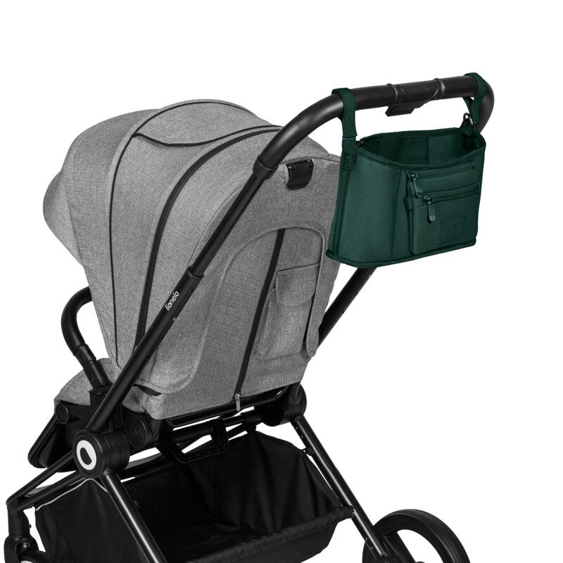 Geanta impermeabila, Lionelo, Little Cube, Pentru mamici si carucior, Impermeabila, Cu 4 compartimente, Curea detasabila, Buzunar exterior detasabil, Verde