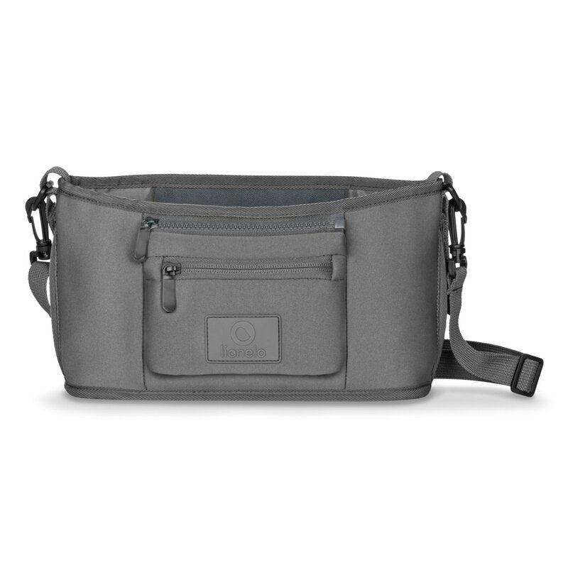 Geanta impermeabila, Lionelo, Little Cube, Pentru mamici si carucior, Impermeabila, Cu 4 compartimente, Curea detasabila, Buzunar exterior detasabil, Gri