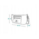 Geanta impermeabila, Lionelo, Little Cube, Pentru mamici si carucior, Impermeabila, Cu 4 compartimente, Curea detasabila, Buzunar exterior detasabil, Gri