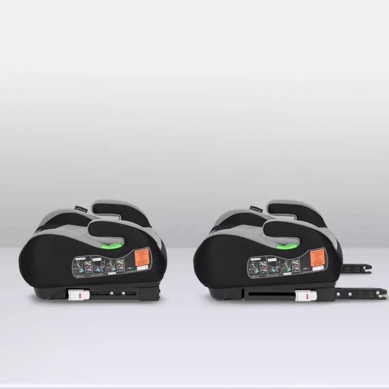 Inaltator auto, Lionelo, Luuk Fix I-size, 125- 150 cm, Instalare cu sistem Isofix si centura de prindere, Cu husa detasabila, Conform cu standardul european de securitate ECE R129, Gri