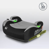 Inaltator auto, Lionelo, Luuk Fix I-size, 125- 150 cm, Instalare cu sistem Isofix si centura de prindere, Cu husa detasabila, Conform cu standardul european de securitate ECE R129, Gri