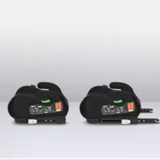 Inaltator auto, Lionelo, Luuk Fix I-size, 125- 150 cm, Instalare cu sistem Isofix si centura de prindere, Cu husa detasabila, Conform cu standardul european de securitate ECE R129, Negru