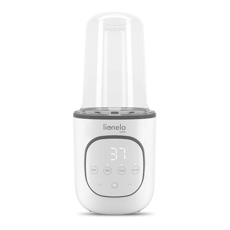 Incalzitor biberoane, Lionelo, ThermUp 2.0, 5 in 1, Sterilizare, Dezghetare, Incalzire rapida, 200 W, Fara BPA, Alb - gogobaby.ro