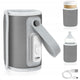 Incalzitor biberoane, Lionelo, ThermUp Go, Portabil, Temperatura constanta pana la 24 h, Incarcare USB, Gri