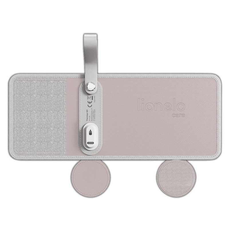 Incalzitor biberoane, Lionelo, ThermUp Go, Portabil, Temperatura constanta pana la 24 h, Incarcare USB, Roz - gogobaby.ro