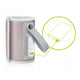 Incalzitor biberoane, Lionelo, ThermUp Go, Portabil, Temperatura constanta pana la 24 h, Incarcare USB, Roz