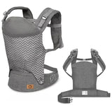 Marsupiu bebe, Lionelo, Margareet, Cu 3 pozitii de transport, Cu gluga, Pana la 20 Kg, Aprobat de Institutul International de Displazie de Sold, Conform cu standardul european de securitate CEN TR 16512, Wave