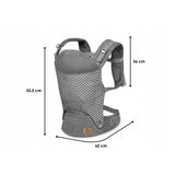 Marsupiu bebe, Lionelo, Margareet, Cu 3 pozitii de transport, Cu gluga, Pana la 20 Kg, Aprobat de Institutul International de Displazie de Sold, Conform cu standardul european de securitate CEN TR 16512, Wave