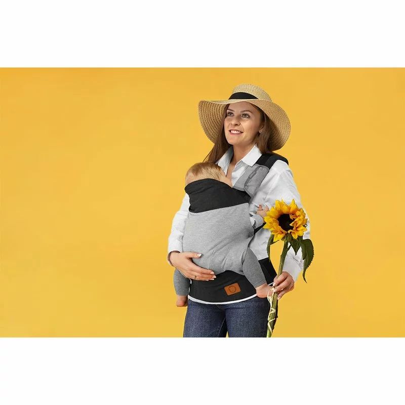 Marsupiu bebe, Lionelo, Margareet, Cu 3 pozitii de transport, Cu gluga, Pana la 20 Kg, Aprobat de Institutul International de Displazie de Sold, Conform cu standardul european de securitate CEN TR 16512, Wave
