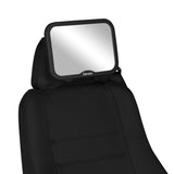 Oglinda auto retrovizoare, Lionelo, Sett, 25x18 cm, Rotire 360 grade, Universala, Black Carbon