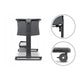Patut co-sleeper, Lionelo, Timon, 3 in 1, Pliabil, Cu setare unghiulara, Reglabil in 6 pozitii pe inaltime, Din Aluminiu, 90x50 cm, Conform cu standardele europeane de securitate EN1130 si EN16890, Gri