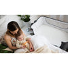 Patut co-sleeper, Lionelo, Timon, 3 in 1, Pliabil, Cu setare unghiulara, Reglabil in 6 pozitii pe inaltime, Din Aluminiu, 90x50 cm, Conform cu standardele europeane de securitate EN1130 si EN16890, Gri