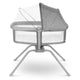 Patut balansoar, Lionelo, Malin, 3 in 1, Pliabil, 0-9 kg, Geanta Transport, Asamblare Rapida, Ultra-Usor, Conform cu standardele europeane de securitate EN1130 si EN16890, Gri