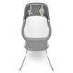 Patut balansoar, Lionelo, Malin, 3 in 1, Pliabil, 0-9 kg, Geanta Transport, Asamblare Rapida, Ultra-Usor, Conform cu standardele europeane de securitate EN1130 si EN16890, Gri