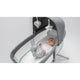 Patut balansoar, Lionelo, Malin, 3 in 1, Pliabil, 0-9 kg, Geanta Transport, Asamblare Rapida, Ultra-Usor, Conform cu standardele europeane de securitate EN1130 si EN16890, Gri