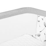 Patut co-sleeper, Lionelo, Aurora, 3 in 1, Cu leganare si setare unghiulara, Include saltea cu densitate T25 si geanta transport, Reglabil in 5 pozitii, Pana la 9 kg, 0 luni+, 85x60x66 cm, Certificari EN 1130:2019+AC:2020, EN 16890:2, Gri deschis