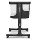 Patut co-sleeper, Lionelo, Aurora, 3 in 1, Cu leganare si setare unghiulara, Include saltea cu densitate T25 si geanta transport, Reglabil in 5 pozitii pe inaltime, Pana la 9 kg, 0 luni+, Conform cu EN 1130:2019+AC:2020, EN 16890:2, Gri inchis