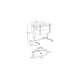 Patut co-sleeper, Lionelo, Aurora, 3 in 1, Cu leganare si setare unghiulara, Include saltea cu densitate T25 si geanta transport, Reglabil in 5 pozitii pe inaltime, Pana la 9 kg, 0 luni+, Conform cu EN 1130:2019+AC:2020, EN 16890:2, Gri inchis