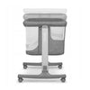 Patut co-sleeper, Lionelo, Aurora, 3 in 1, Cu leganare si setare unghiulara, Include saltea cu densitate T25 si geanta transport, Reglabil in 5 pozitii pe inaltime, Pana la 9 kg, 0 luni+, 85x60x66 cm, Conform cu EN 1130:2019+AC:2020, EN 16890:2, Gri - gogobaby.ro
