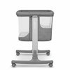 Patut co-sleeper, Lionelo, Aurora, 3 in 1, Cu leganare si setare unghiulara, Include saltea cu densitate T25 si geanta transport, Reglabil in 5 pozitii pe inaltime, Pana la 9 kg, 0 luni+, 85x60x66 cm, Conform cu EN 1130:2019+AC:2020, EN 16890:2, Gri - gogobaby.ro