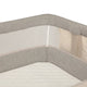 Patut co-sleeper, Lionelo, Leonie, Cu sistem de leganare, Cu setare unghiulara, Reglabil in 5 pozitii pe inaltime, Conform cu standardele europeane de securitate EN1130 si EN16890, Grey Stone