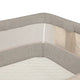 Patut co-sleeper, Lionelo, Leonie, Cu sistem de leganare, Cu setare unghiulara, Reglabil in 5 pozitii pe inaltime, Conform cu standardele europeane de securitate EN1130 si EN16890, Grey Stone
