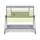 Patut co-sleeper, Lionelo, Luna, 2 in 1, Cu laterala culisanta, Cu setare unghiulara, Cu roti, Reglabil in 6 pozitii pe inaltime, Gri deschis