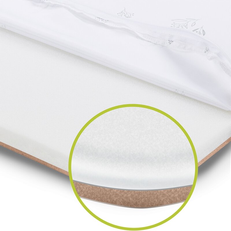 Patut co-sleeper, Lionelo, Luna, 2 in 1, Cu laterala culisanta, Cu setare unghiulara, Cu roti, Reglabil in 6 pozitii pe inaltime, Gri deschis - gogobaby.ro