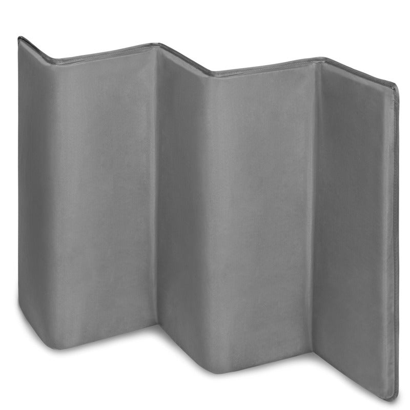 Patut pliant, Lionelo, Stefi Plus, Cu doua nivele, Cu intrare laterala cu fermoar, 2 roti, 120 x 60 cm, Conform cu standardul european de securitate EN 716, Gri/ Multicolor - gogobaby.ro