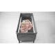 Patut pliant, Lionelo, Stefi Plus, Cu doua nivele, Cu intrare laterala cu fermoar, 2 roti, 120 x 60 cm, Conform cu standardul european de securitate EN 716, Roz/Galben