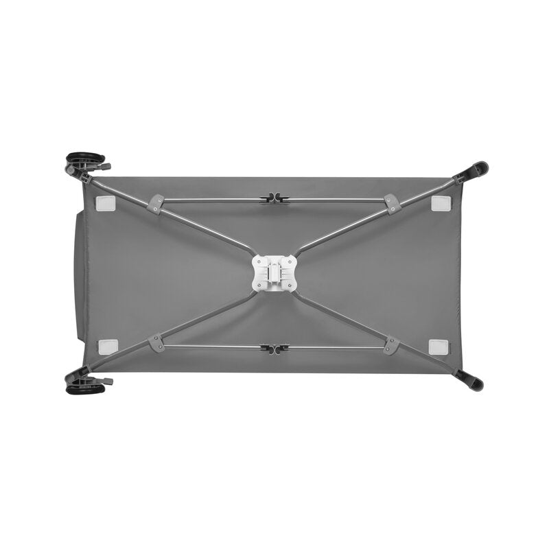 Patut pliant, Lionelo, Sven Plus, 120x60 cm, Cu doua nivele, Cu arcada jucarii, masuta de infasat, vibratii, melodii, conform cu standardele europeane de securitate EN716 si EN12221, Grey - gogobaby.ro