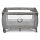 Patut pliant, Lionelo, Sven Plus, 120x60 cm, Cu doua nivele, Cu arcada jucarii, masuta de infasat, vibratii, melodii  conform cu standardele europeane de securitate EN716 si EN12221, Grey Scandi