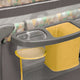 Patut pliant, Lionelo, Sven Plus, 120x60 cm, Cu doua nivele, Cu arcada jucarii, masuta de infasat  vibratii, melodii, conform cu standardele europeane de securitate EN716 si EN12221, Yellow Scandi