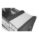 Patut pliant, Lionelo, Flower, Cu doua nivele, Cu arcada, Geanta transport, Masuta de infasat, Bara cu jucarii, Fereastra laterala, 120x60 cm, Conform cu standardele europeane de securitate EN 716 si EN12221, Gri
