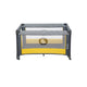 Patut pliant, Lionelo, Stefi, Cu un nivel, Cu intrare laterala cu fermoar, 2 roti, 120x60 cm, Conform cu standardul european de securitate EN 716, Yellow Lemon